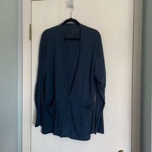 Universal standard “M” loungewear cardigan Navy